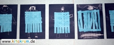 Klimt gewebte Kleider breit - Ein Kunstprojekt - Kleider machen Leute