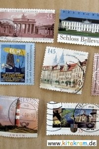 Briefmarkenbox Gebaeude - Mit einer Briefmarkenkiste die Welt bereisen
