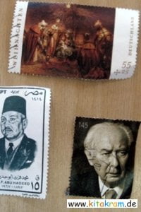 Briefmarkenbox Menschen - Mit einer Briefmarkenkiste die Welt bereisen