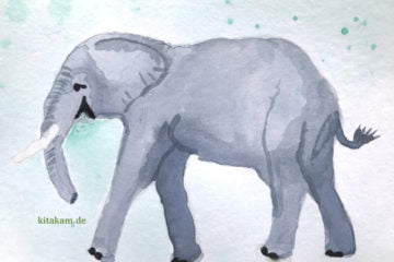 Elefant kitakram - Mitmachreim mit Elefant