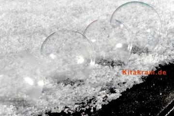 Gefrorene Seifenblasen - Eisige Kälte kreativ nutzen