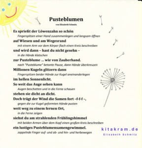 Pusteblume Schmitz - Praxismaterial - Sprache und Schrift